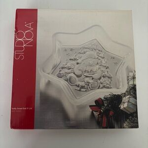 Studio Nova glass teddy bear star candy sweet dish